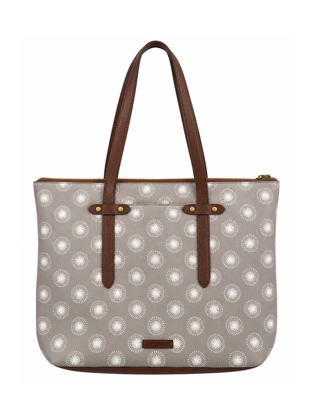 Fossil Women’s Sydney Shopper Starburst Coated Canvas Tote Bag